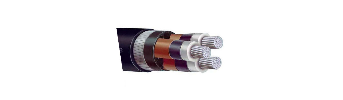 Cable de aluminio de tres núcleos de media tensión de 3,6 kV-35 kV