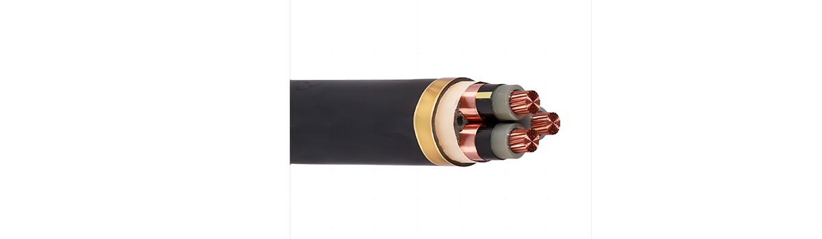 Cable de cobre de tres núcleos de media tensión YJV 3.6kV-35kV