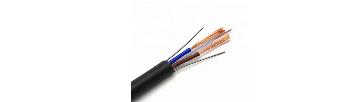 Cable de alimentación compuesto de fibra óptica
