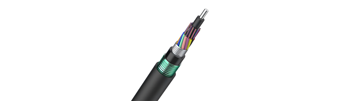 Cable de fibra óptica blindado GYTY53 GYFTA53 GYTA53 GYXTW GYXTW53